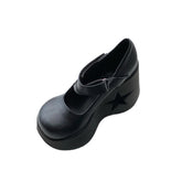 Star Detailed Platform Mary Janes Shoes